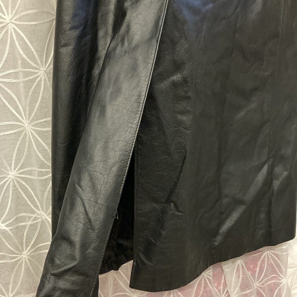 Vintage G-III Leather Fashions Long Leather Jacket - Picture 13 of 14